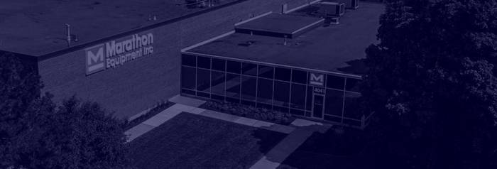 marathon equipment office drone shot